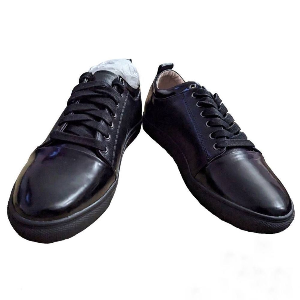 Matt & Nat Gail Lace Up Sneakers Oxford Black Shoes Vegan Leather NWT EU 36 US 5